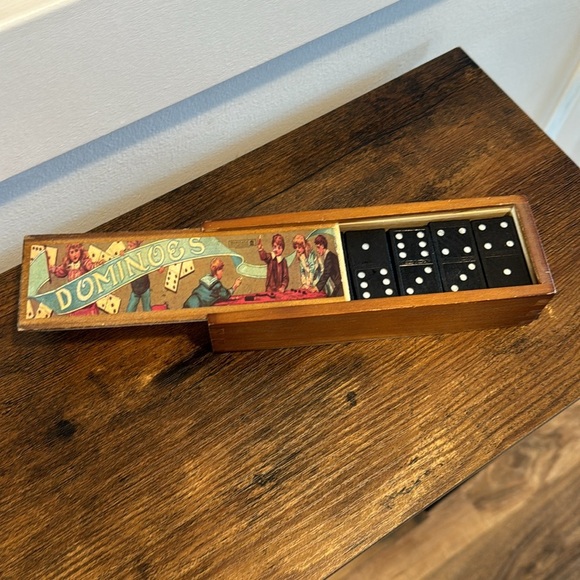 Vintage heritage games and toys Dominos Set with Original Box Dominoes Game Toy - Picture 4 of 5